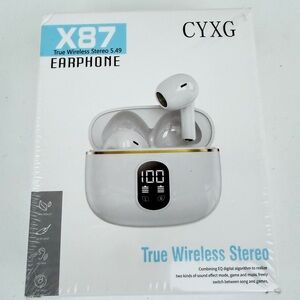 🎧 CYXG X87 True Wireless Earbuds – Bluetooth 5.3 with LED Display 🔋